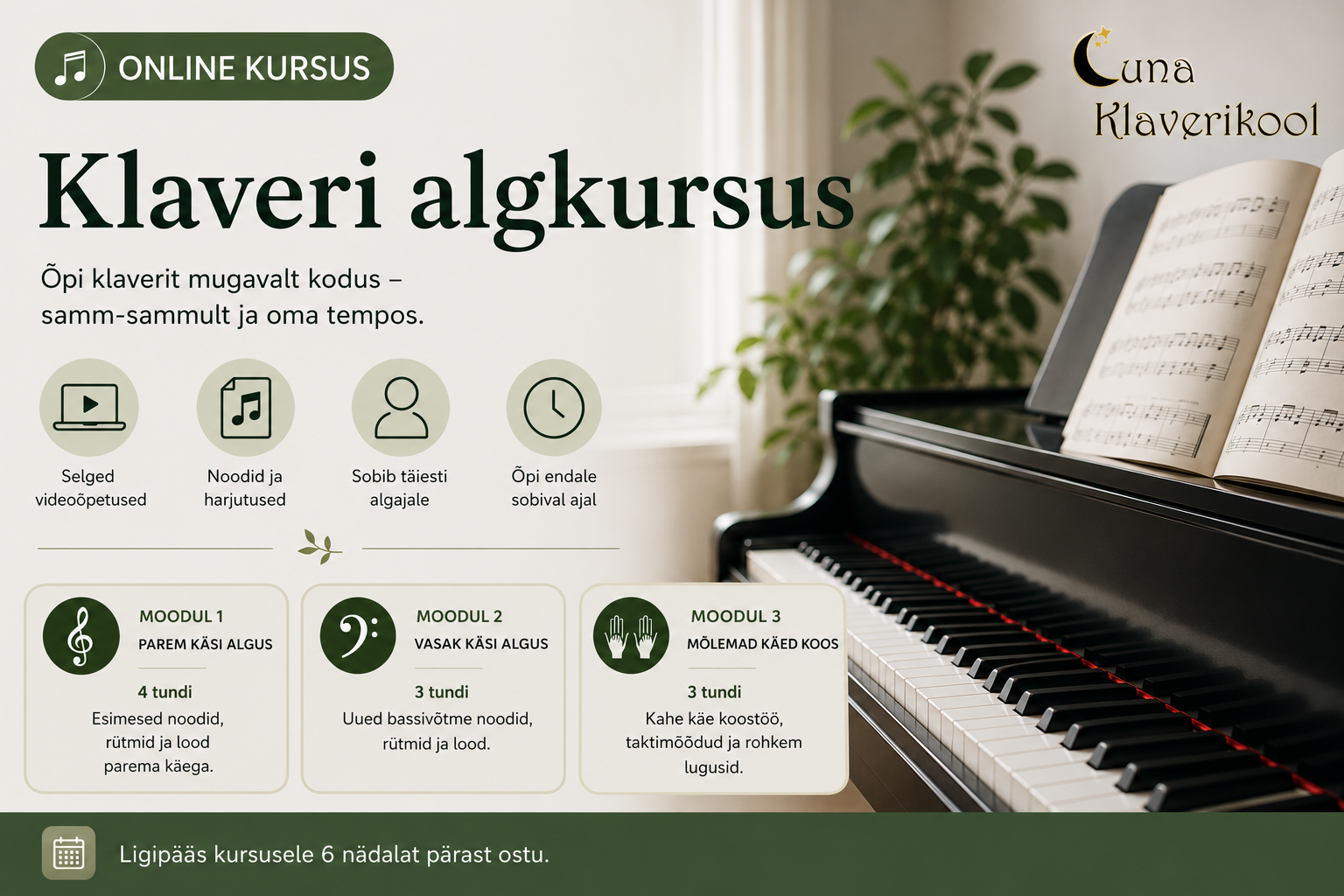 Online klaverikursus